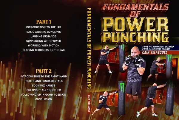 بسته اموزشی کین ولاسکوئز : Fundamentals of Power Punching by Cain Velasquez