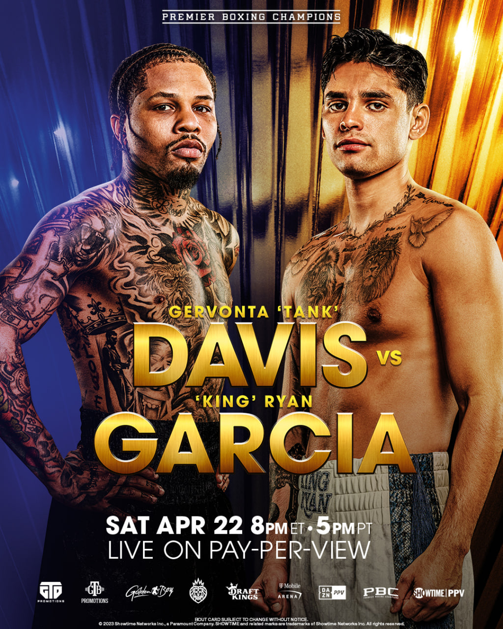 دانلود مبارز ی بوکس :  Gervonta Davis vs. Ryan Garcia