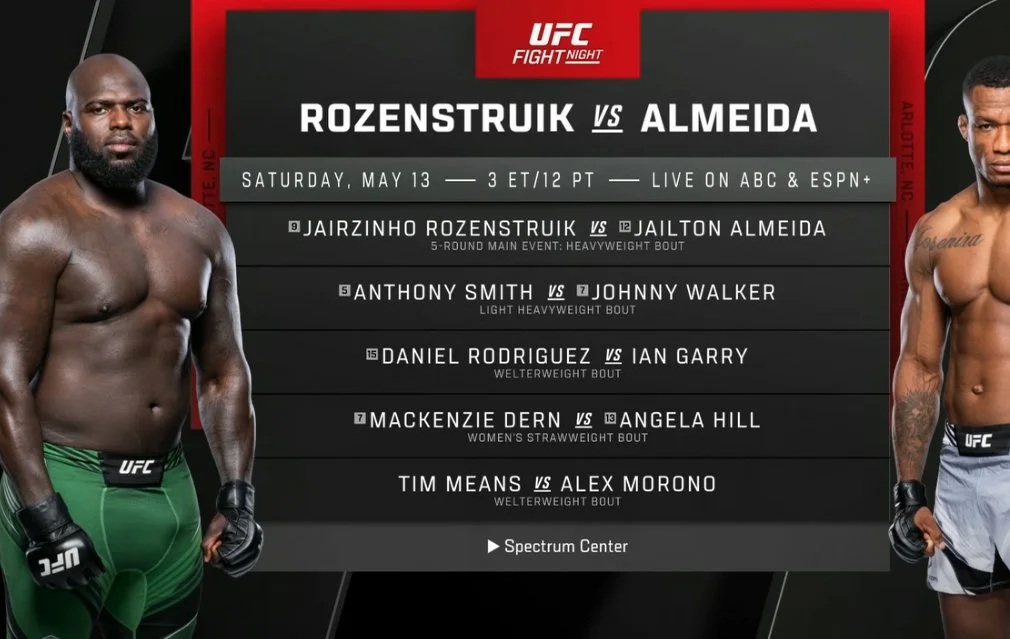 دانلود یو اف سی فایت نایت  : UFC on ABC 4 : Rozenstruik vs. Almeida