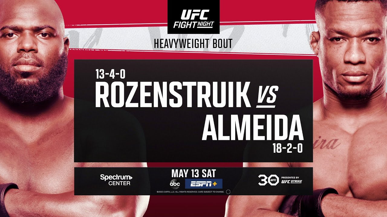 دانلود یو اف سی فایت نایت  : UFC on ABC 4 : Rozenstruik vs. Almeida