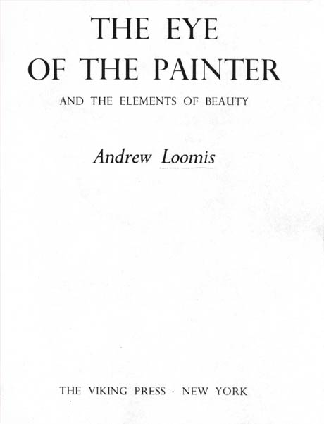 کتاب چشم نقاش - المانهای زیبایی - اثر اندرو لومیس