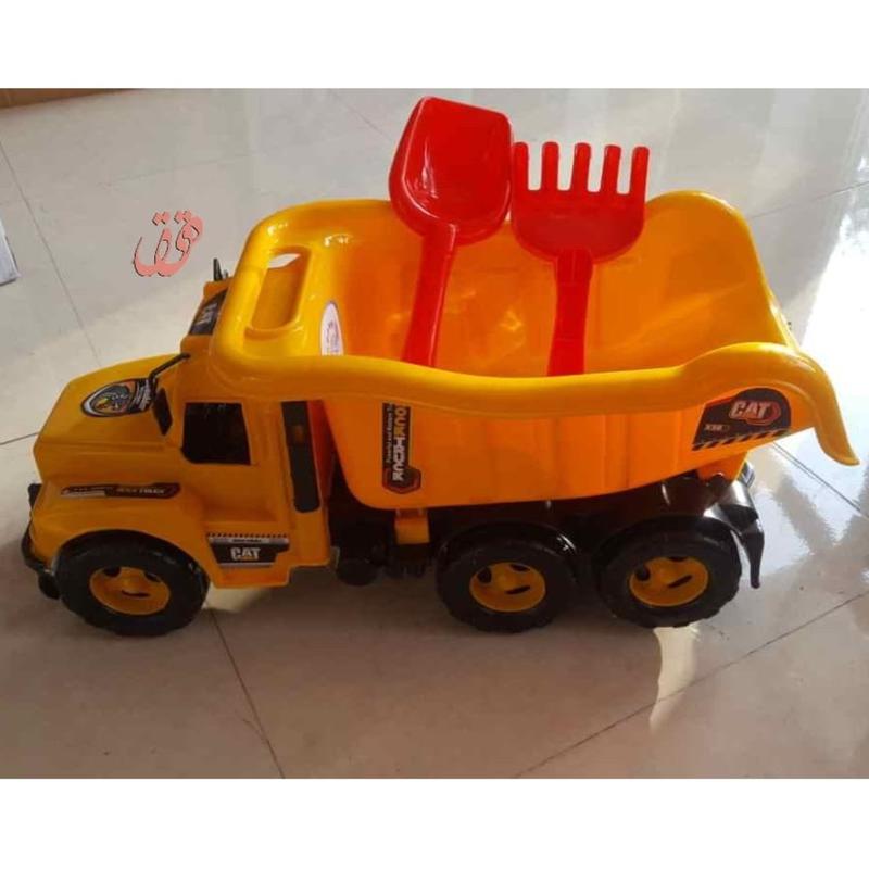 خرید اسباب بازی کامیون زرد راک تراک - تحمل 120 کیلو