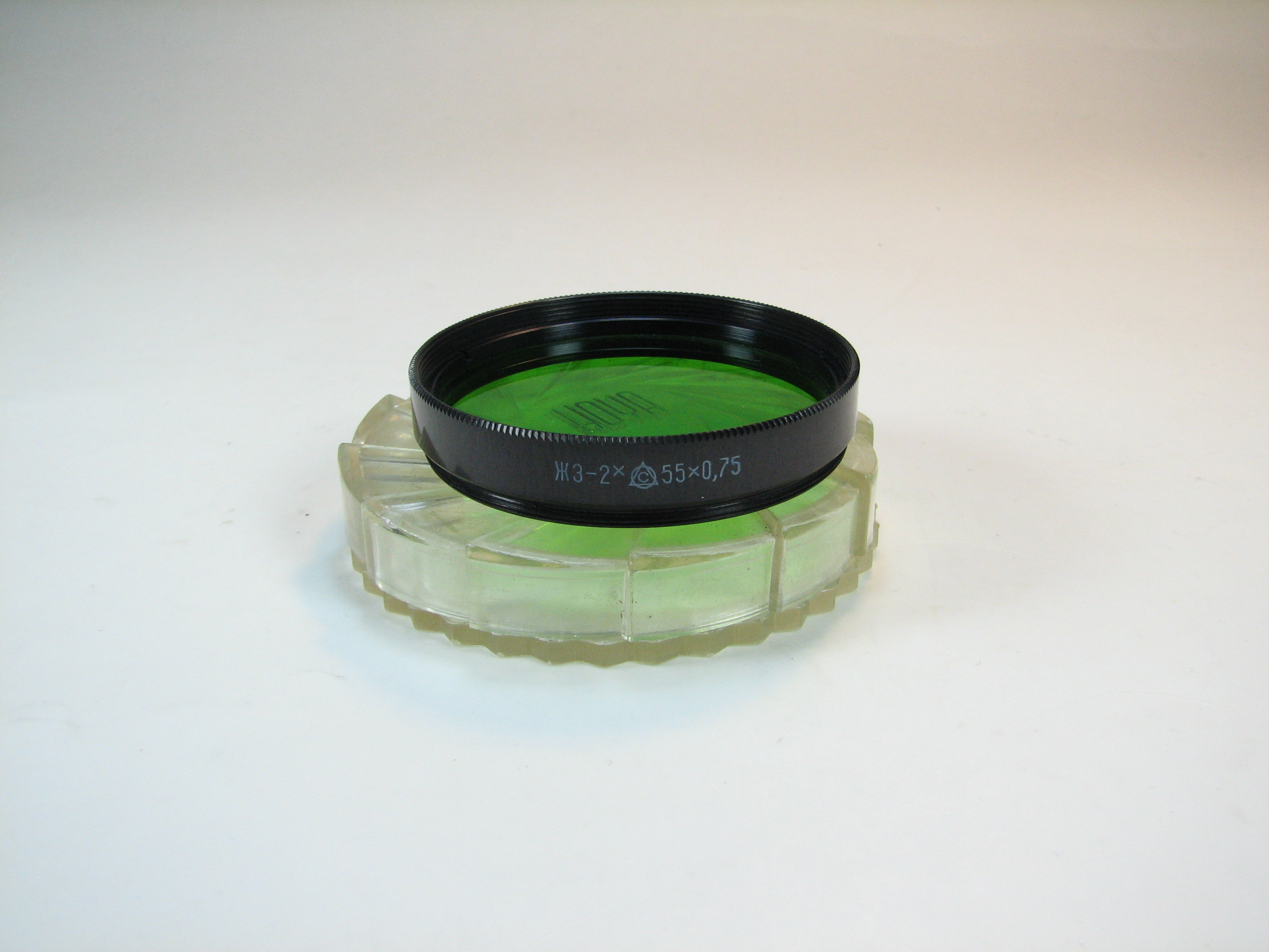 فیلتر رنگی سبز رنگ روسی 55mm