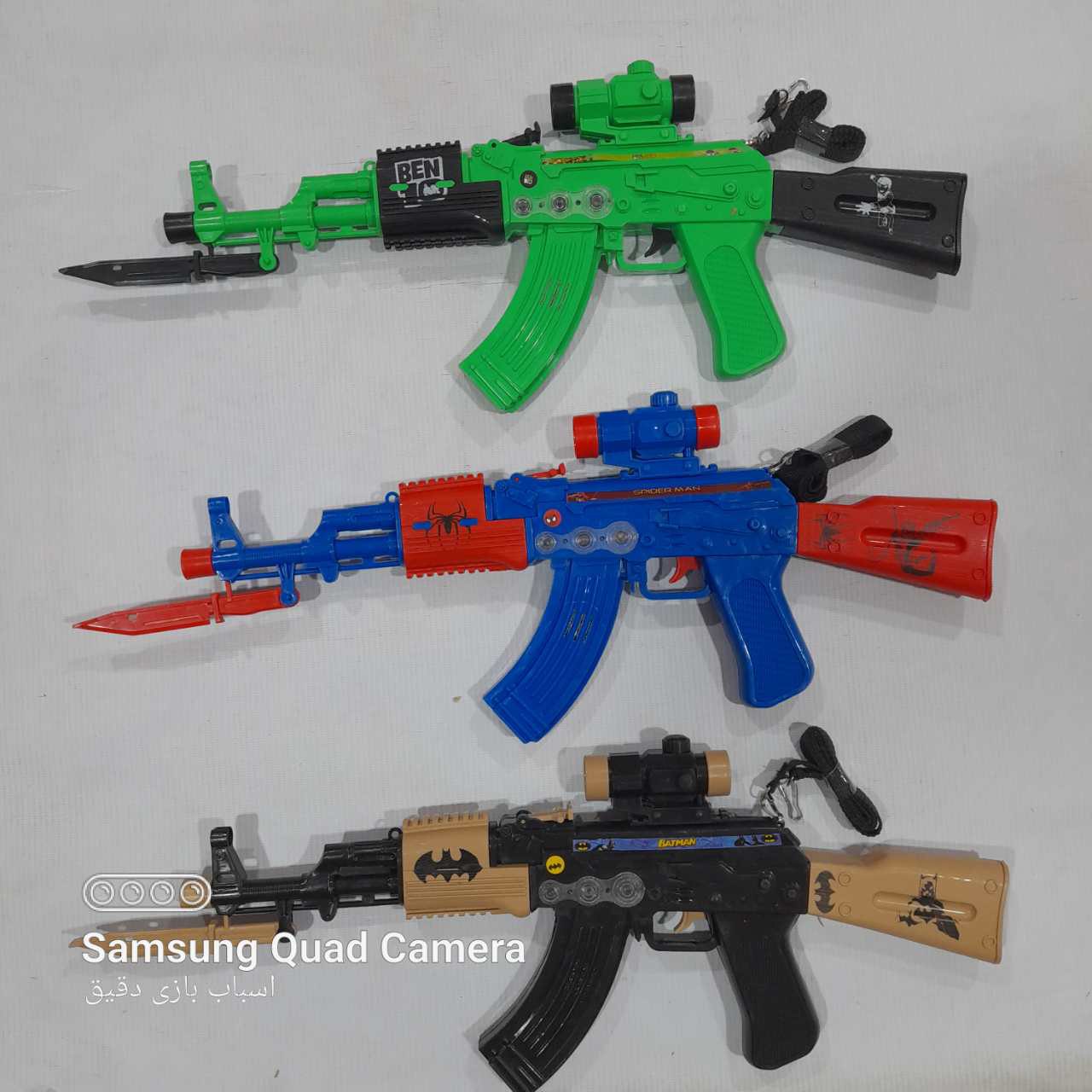   خرید اسباب بازی تفنگ چراغدار موزیکال ایرانی به قیمت بسیار خوب 