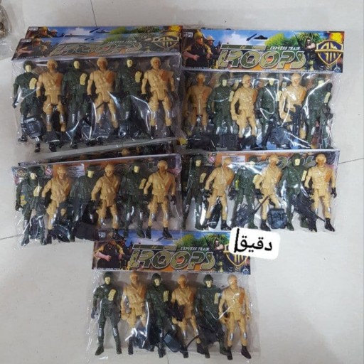    خرید اسباب بازی سرباز متحرک ایرانی 6 عددی به قیمت بسیار مناسب
