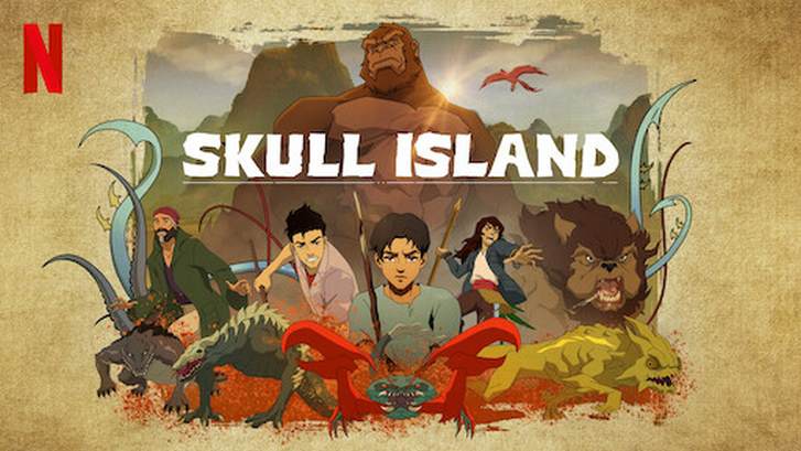 انیمیشن جزیره جمجمه Skull Island 2023 قسمت 1 با زیرنویس چسبیده فارسی