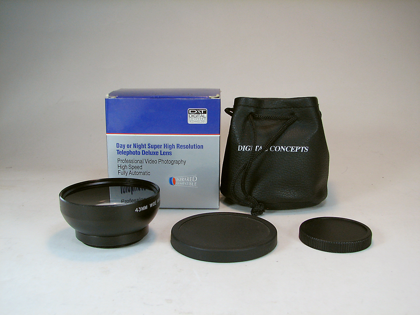 لنز 43MM مبدل واید WIDE ANGLE 0.45X