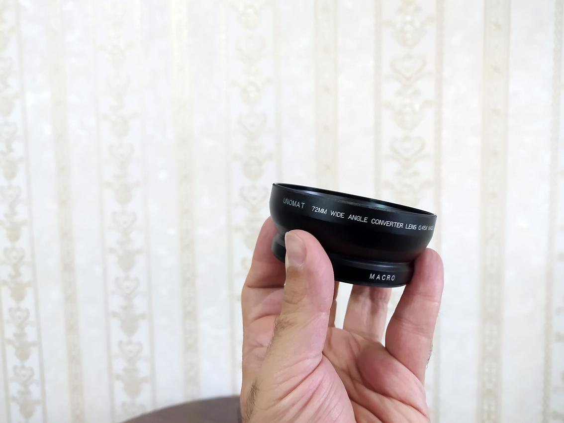 لنز 72MM مبدل واید UNOMAT 0.45X آلمان